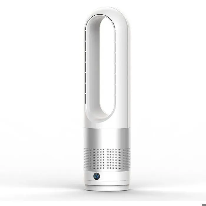 Ventilateur tour sans pales - LINDD - Pack 3 - Blanc - 8 vitesses - Oscillation 80°