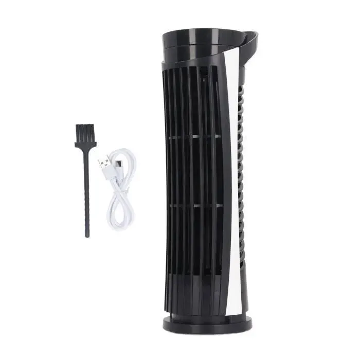 Ventilateur tour - VVIKIZY - Oscillant sans pales - 2 vitesses - Compact - 90 degrés doscillation
