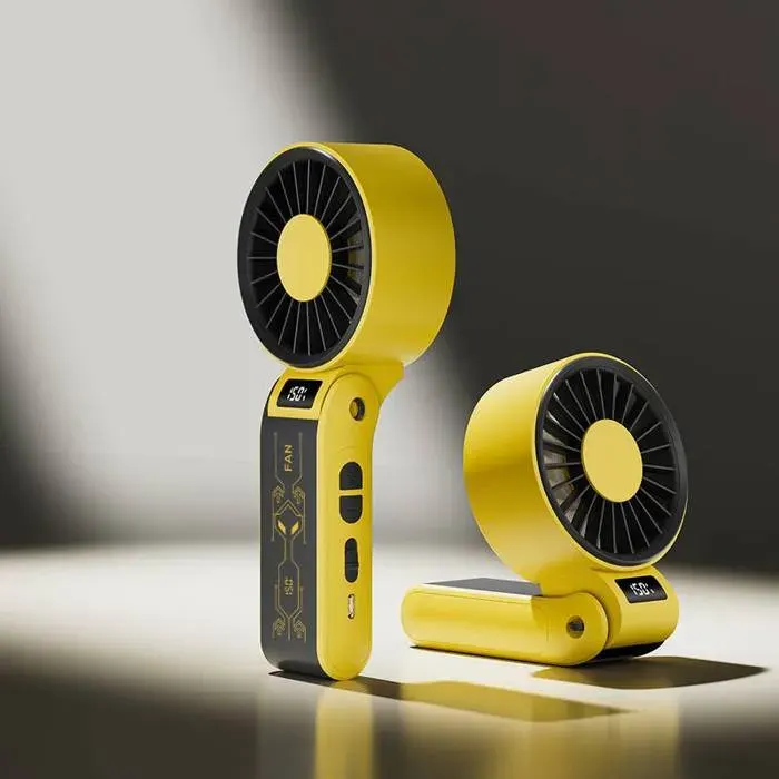 ventilateur turbine rechargeable grand capacité pliable tour de cou rafraîchissement été