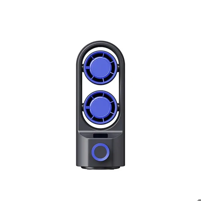 Ventilateur Turbine Silencieux USB Rechargeable : Mini Ventilateur à Vitesse Infini & Oscillant pour Bureau Chambre dÉtudiant