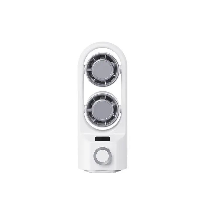 Ventilateur Turbine Silencieux USB Rechargeable : Mini Ventilateur à Vitesse Infini & Oscillant pour Bureau Chambre dÉtudiant