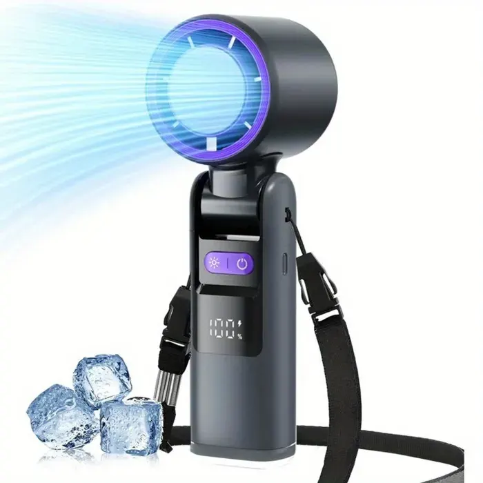 Ventilateur turbo portable 199 vitesses ventilateur rechargeable ventilateur de refroidissement turbo à semi-conducteur