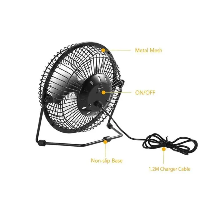 Ventilateur usb mini ventilateur portatif alimenté par panneau solaire usb pour la - TepidBee - pêche à la maison de ventilation d