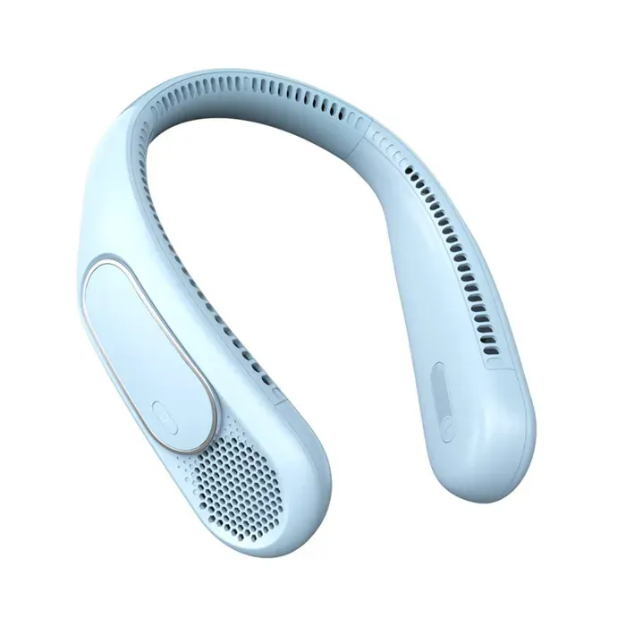 Ventilateur -Ventilateur de cou - Ventilateur USB avec 66 sorties dair flux dair à 360° 4 vitesses batterie rechargeable USB