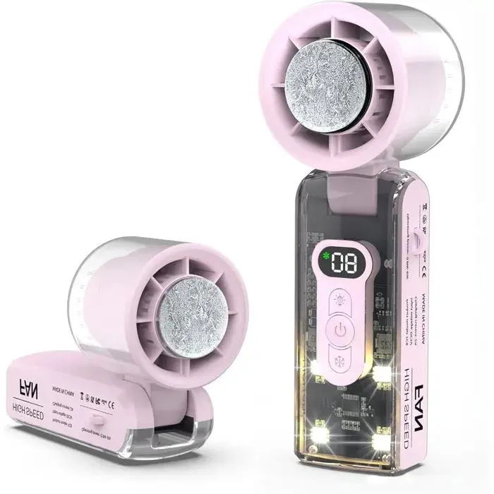 Ventilateur - Ventilateur portatif avec refroidissement par eau - Mini ventilateur pliable avec refroidissement par eau