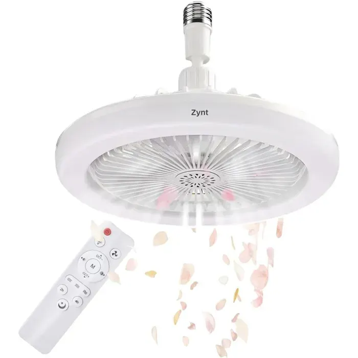 Ventilateur - Zynt - 26x22cm 3 vitesses vent fonctionnement silencieux ne perturbera pas le sommeil arrêt programmé 27 décibels