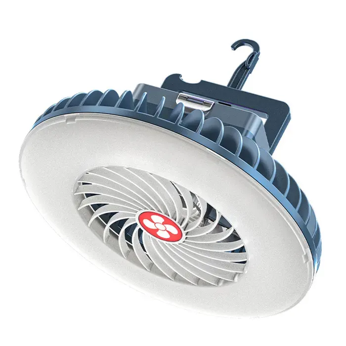 Ventilateurs de camping pour tentes ventilateur à piles pour camping rechargeable par USB avec crochet ventilateur de tente de c