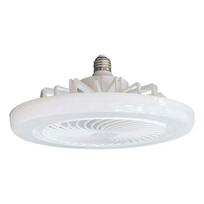 Ventilateurs de Plafond avec Lumières et Télécommande Ventilateur Encastré Moderne Sans Pales à Profil Bas pour Chambre Coucher