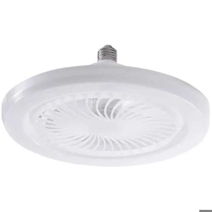 Ventilateurs de Plafond avec Télécommande 30W Ventilateur de Plafond 98 Pouces Petite Lampe de Ventilateur LED Silencieuse E27 p