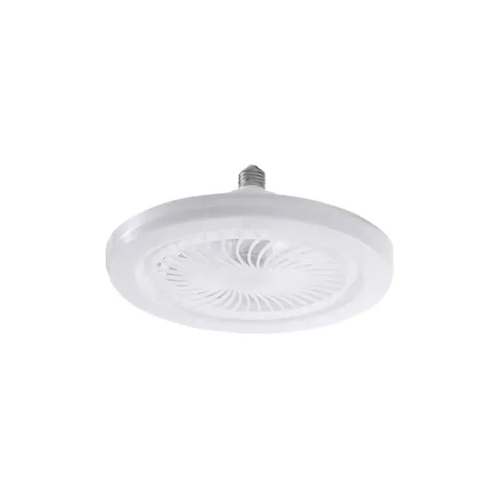 Ventilateurs de Plafond avec Télécommande 30W Ventilateur de Plafond 98 Pouces Petite Lampe de Ventilateur LED Silencieuse E27 p