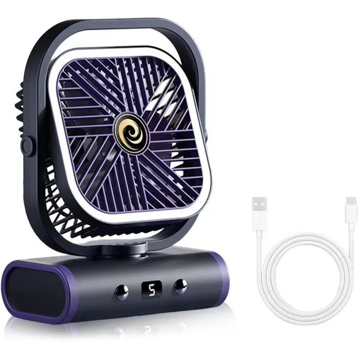 VentilateurVentilateur Chambre SilencieuxCooling FanMini Ventilateur SilencieuxPetit Ventilateur de BureauPortable Fan