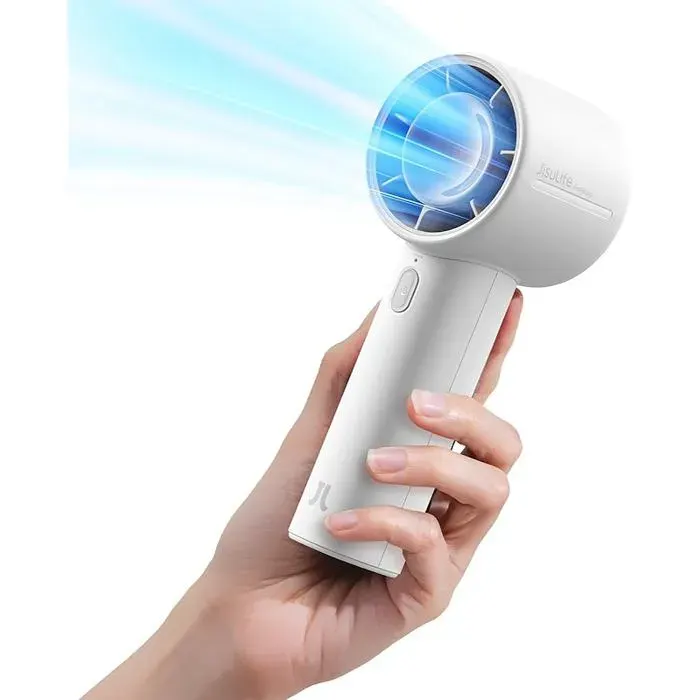 Ventiteur portable4000 mAhrechargeableà 22 heures5 vitessesUSB pour voyagesGris Indicator