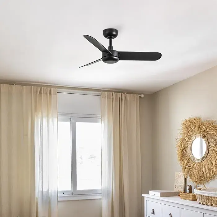 ventyly BAIRES Ventilateur noir Ø90cm wifi