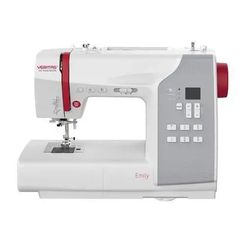 VERITAS Machine à coudre Emily Blanc et Rouge