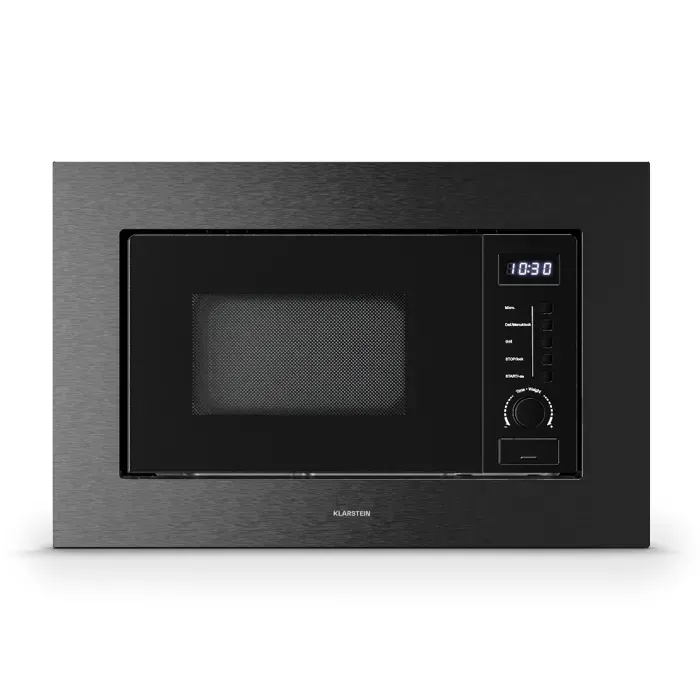 Verosteel 700 W 33 cm Micro-ondes Encastrable avec Gril Noir/Argent