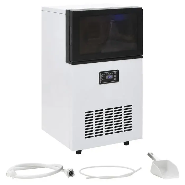 vidaXL Appareil à glaçons Noir 45 kg / 24 h 50759