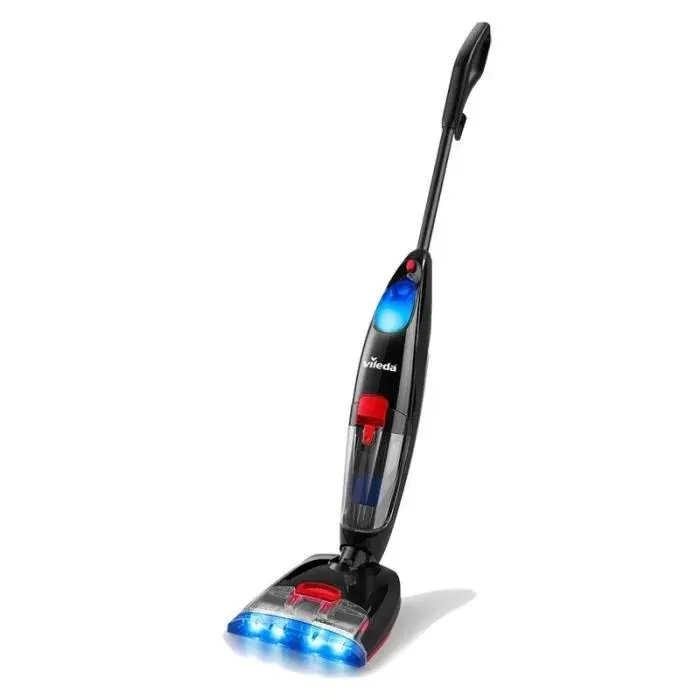Vileda JetClean 3 en 1 - VILEDA - Rouge - Nettoyage à vapeur - Multifonction - Facile à utiliser
