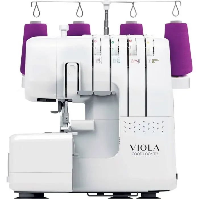 VIOLA T12 Surjeteuse avec Différentiel Enfilage Simplifié Machine à Coudre
