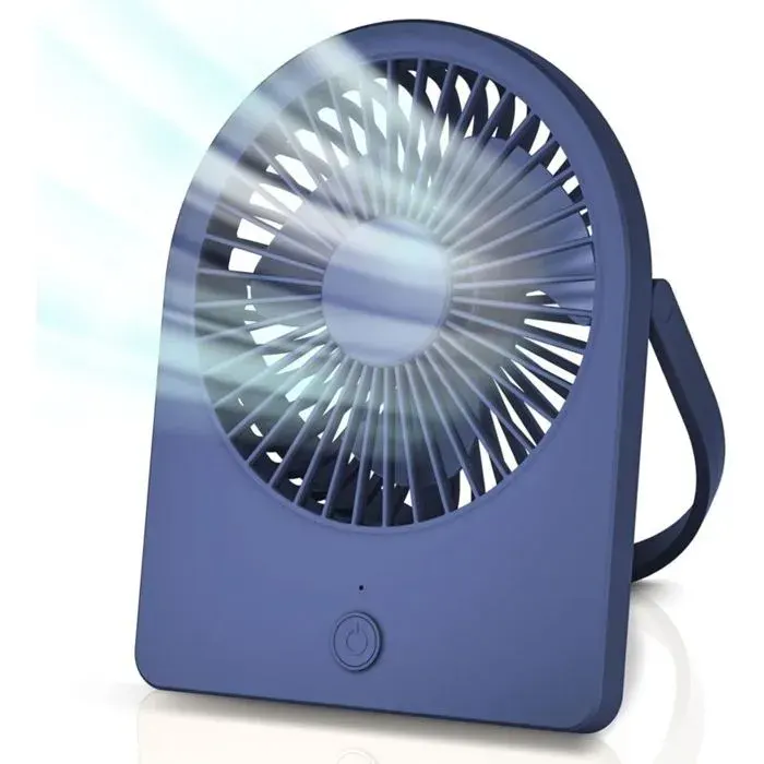 Virex® - Ventilateur de bureau USB portable à 3 vitesses mini-ventilateur pliable et suspendu ultra silencieux pour la maison le