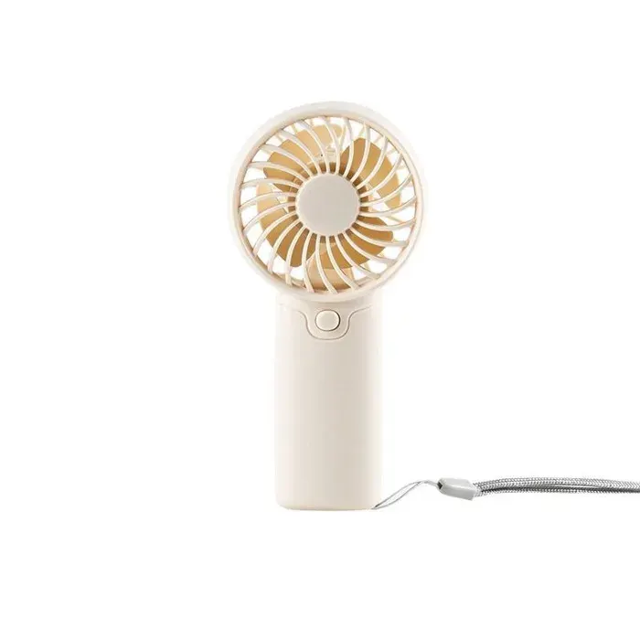 VIRIECH Mini ventilateur portable extérieur – blanc piles AA 125x6 cm