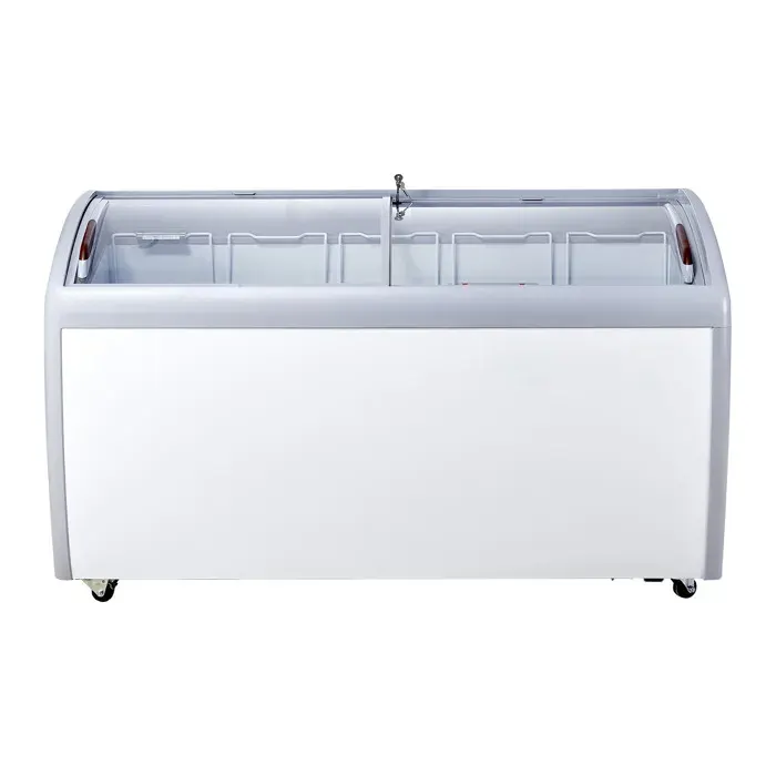 Vitrine Réfrigérée à Crème Glacée - DUOKU - RI-460A - 460 L - Congélateur Mobile - 5 Paniers Métalliques