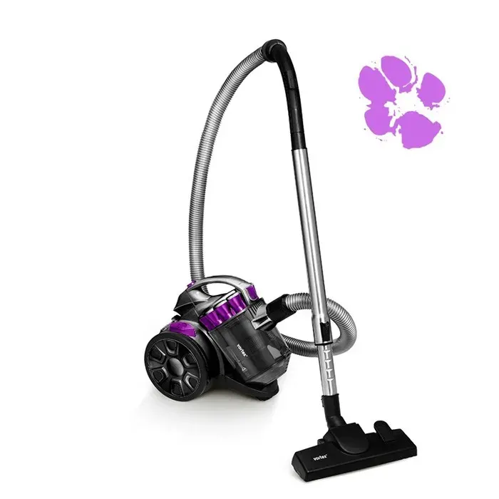 Vortex - Zii Pet Black - Aspirateur Traineau 1.5l Sans Sac Avec Brosse Pour Animaux