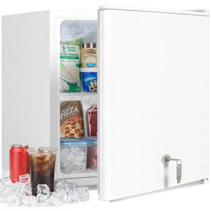 VVBV Mini Congélateur Pose Libre - Congélateur Compact avec Thermostat Réglable et Porte 47 x 442 x 488 cm 35 L 161 W 488 cm