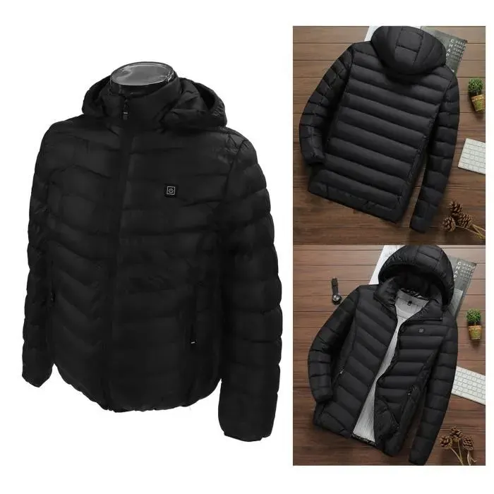Vvikizy-Veste chauffante pour femmes Veste chauffante Chauffage électrique thermostatique intelligent Manteau chauffant chaud à