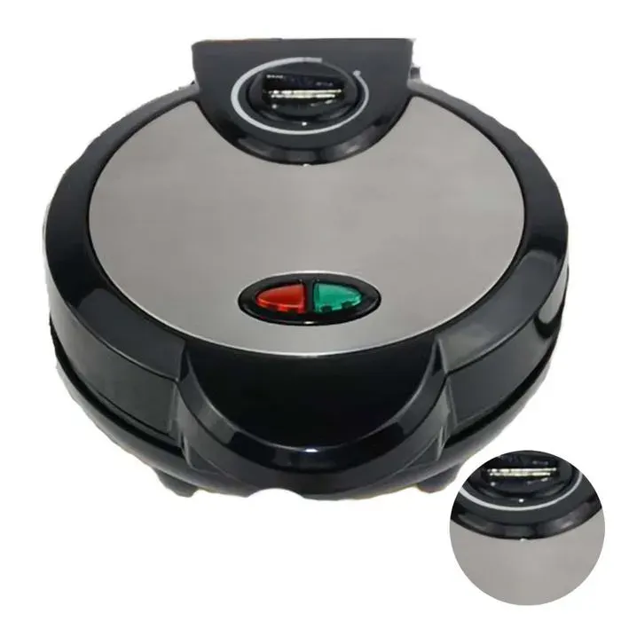 Waffle maker gaufrier - FAMICAM - machine à gaufre de maison machine à sandwich électrique pour muffin à gâteau automatique — coloris Noir