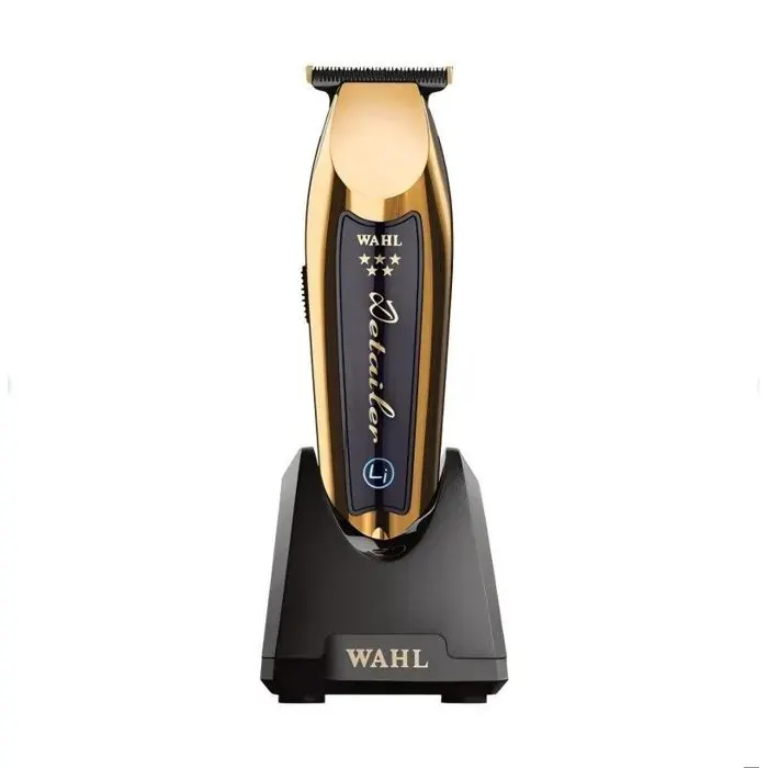 Wahl Detailer Gold - Tondeuse de Finition Professionnelle Sans Fil - 04mm Précision - 3 Sabots Inclus