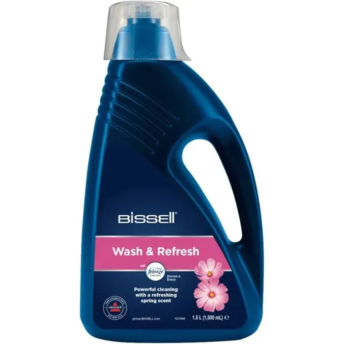 Wash & Refresh with Febreze Blossom & Breezepour les shampouineuses verticales pour moquettes/tapis BISSELL15Lsolution