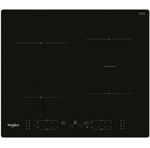 Whirlpool Filo WB B8360 NE - Table de cuisson à induction - 4 plaques de cuisson - Niche - largeur : 56 cm - profondeur : 48 cm - noir
