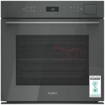 Whirlpool - Four Encastrable Fonction Vapeur Woi7a8fpt1ssgaf - Pyrolyse - Chaleur Tournante - Combiné Vapeur - Porte Froide