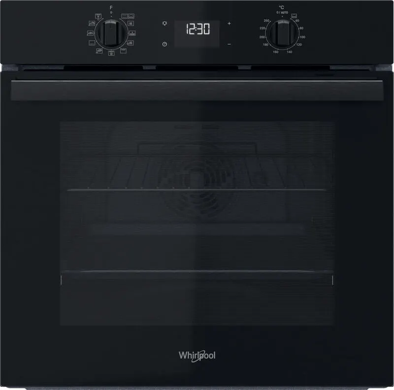 Whirlpool Four Encastrable Multifonction Catalyse 71 Litres Noir - Classe A+ pour une Cuisson Efficace