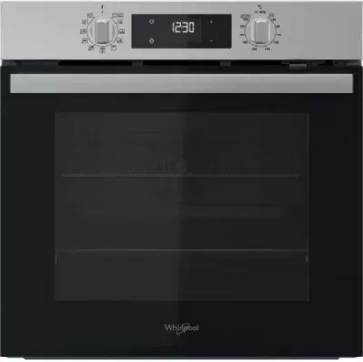 Whirlpool - Four Encastrable Omr58rr1x - Pyrolyse - Chaleur Pulsée - Rails Télescopiques - Ajout Vapeur - Inox Anti-Traces