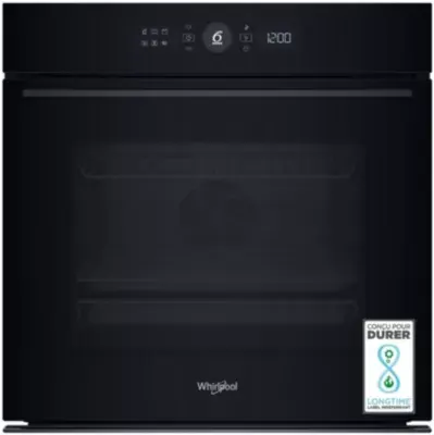 Whirlpool - Four Encastrable Wk5bas81pm1s - Pyrolyse - Hydrolyse - Chaleur Pulsée - Porte Froide - Écran Tactile