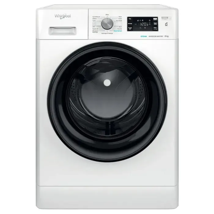 Whirlpool Lave-linge frontal 8kg 1200 tours/min - FFS827BFR