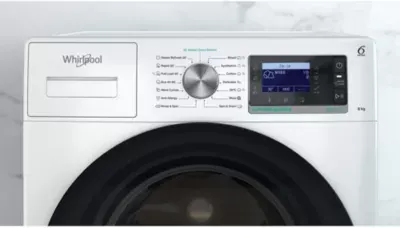 Whirlpool - Lave Linge Hublot W7x89bsilencefr - 8 Kg - 1400 Tr/Min - Classe A - Moteur Induction Direct Drive — vue 3
