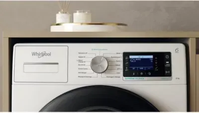 Whirlpool - Lave Linge Hublot W7x89bsilencefr - 8 Kg - 1400 Tr/Min - Classe A - Moteur Induction Direct Drive — vue 5