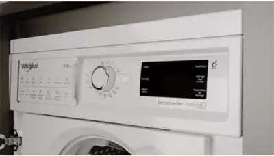 Whirlpool - Lave Linge Séchant Hublot Encastrable Biwdwg96146fr - 9/6 Kg - 1400 Tr/Min - Classe D - Moteur Induction — vue 7