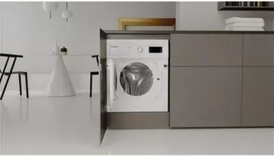 Whirlpool - Lave Linge Séchant Hublot Encastrable Biwdwg96146fr - 9/6 Kg - 1400 Tr/Min - Classe D - Moteur Induction — vue 4