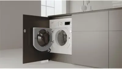 Whirlpool - Lave Linge Séchant Hublot Encastrable Biwdwg96146fr - 9/6 Kg - 1400 Tr/Min - Classe D - Moteur Induction — vue 6