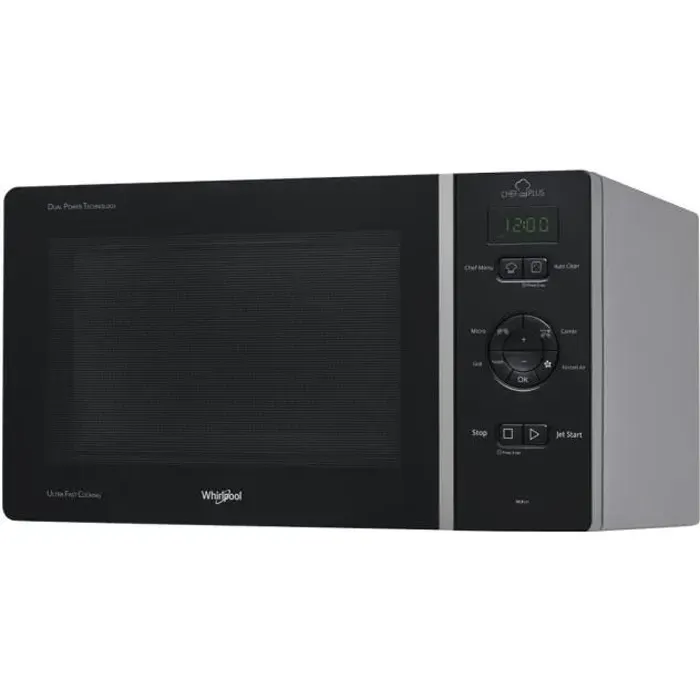Whirlpool MCP 347 SL - Four micro-ondes combiné - grill - pose libre - 25 litres - 800 Watt - argenté(e)