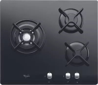 Whirlpool - Plaque Gaz Akt 404 Nb — coloris Noire