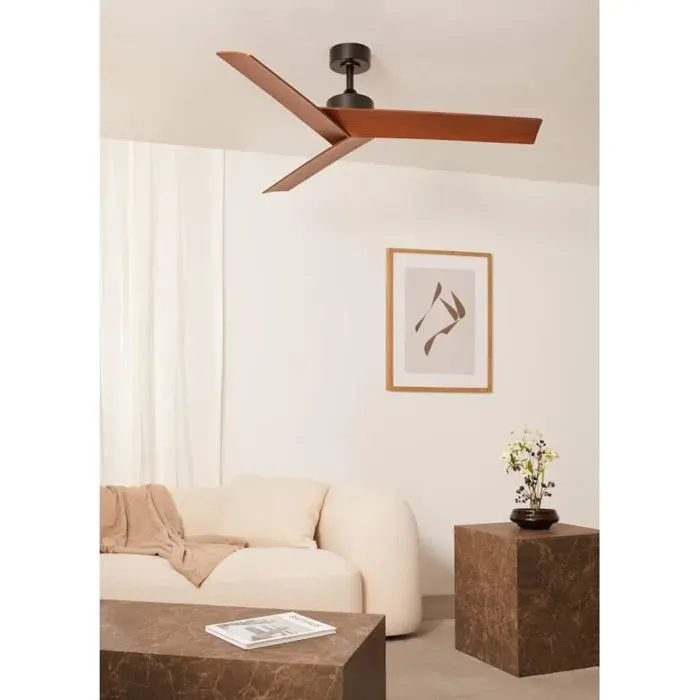 WIND SHARP Ventilateur de plafond silencieux 40 W Ø 132 cm
