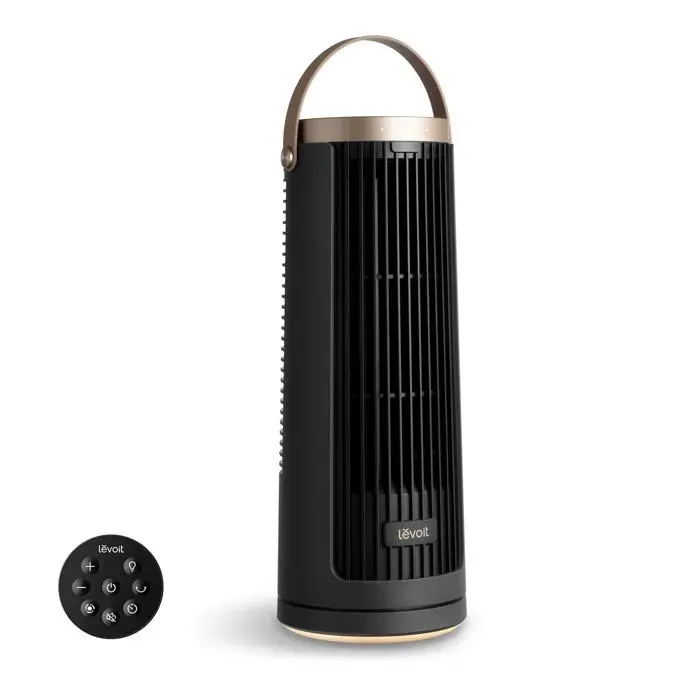 Windi Mini Pro Ventilateur Colonne Ultra Silencieux 20 dB Ventilateur de Table Vitesse dAir jusquà 7 m/s 5 Vitesses Oscillati
