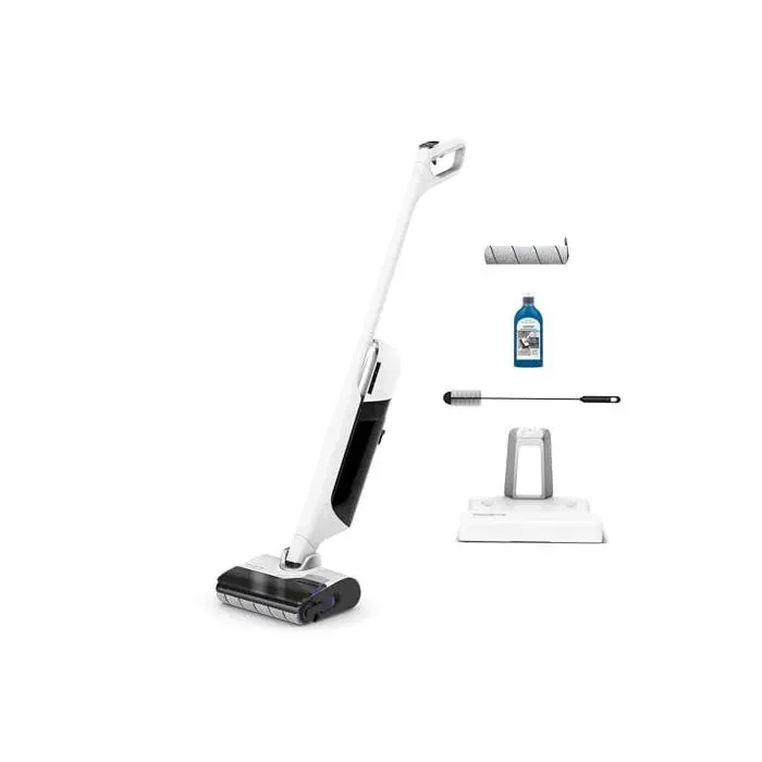 X-Clean 12 Aspirateur Laveur sans Fil Aspiration Puissante Écran LCD Pratique Autonomie de 65 Minutes