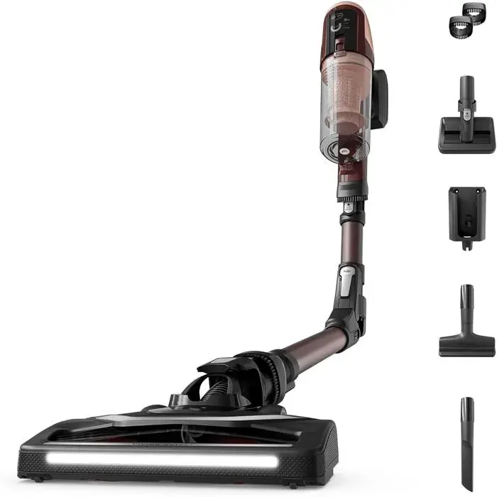 X-Pert Flex 6.80 Aspirateur Balai Sans Fil Multifonction 100W Autonomie 60 Minutes Flex Eclairage Led Suivi Facile Rh6493E0