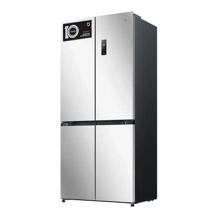 XIAOMI Mijia Réfrigérateur Multi-portes 502L - Zone convertible i Fresh - Contrôle Xiaomi Home - Économe - Argent brossé