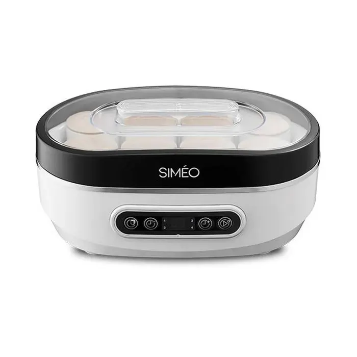 Yaourtière automatique 8 pots YVA640 - SIMEO - Puissance 20W - Choix entre 4 modes automatiques
